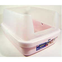 IRIS NA-400N 日本 IRIS  貓用廁所(有砂隔)- 桃紅色